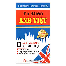 Download sách Từ Điển Anh - Việt 304.000 Từ