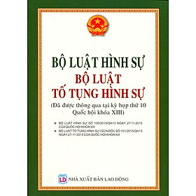 Bộ Luật Hình Sự, Bộ Luật Tố Tụng Hình Sự