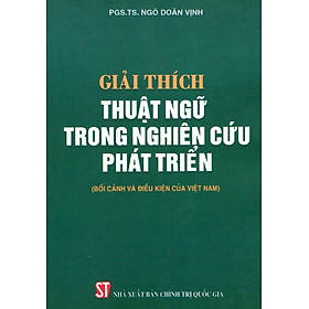 [Download Sách] Giải Thích Thuật Ngữ Trong Nghiên Cứu Phát Triển 