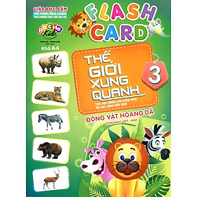 Flashcard Thế Giới Xung Quanh 3 - Động Vật Hoang Dã