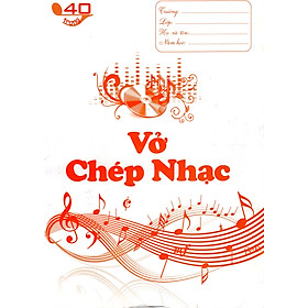 [Download Sách] Vở Chép Nhạc 40 Trang