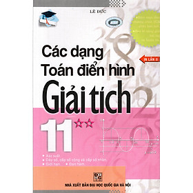 Download sách Các Dạng Toán Điển Hình Giải Tích Lớp 11 (Tập 2)