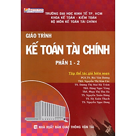 [Download Sách] Giáo Trình Kế Toán Tài Chính (Phần 1 - 2)