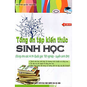 Download sách Tổng Ôn Tập Kiến Thức Sinh Học