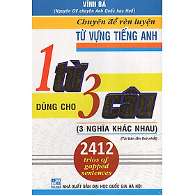 Download sách 1 Từ Dùng Cho 3 Câu 