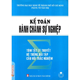 Kế Toán Hành Chánh Sự Nghiệp