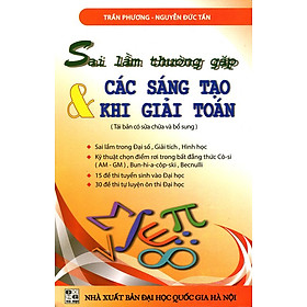 Sai Lầm Thường Gặp Và Các Sáng Tạo Khi Giải Toán