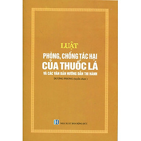 Luật Phòng Chống Tác Hại Của Thuốc Lá