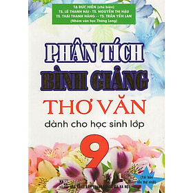 Download sách Phân Tích Bình Giảng Thơ Văn 9