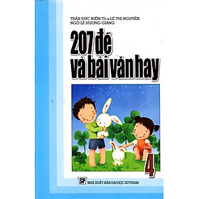 Download sách 207 Đề Và Bài Văn Hay Lớp 4