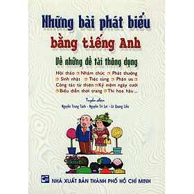 Hình ảnh Những Bài Phát Biểu Bằng Tiếng Anh Về Những Đề Tài Thông Dụng