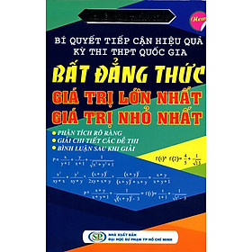 Nơi bán Bí Quyết Tiếp Cận Hiệu Quả Kỳ Thi THPT Quốc Gia Bất Đẳng Thức - Giá Từ -1đ