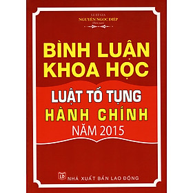 Bình Luận Khoa Học Luật Tố Tụng Hành Chính Năm 2015