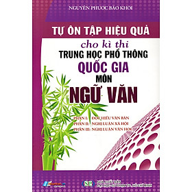 Tự Ôn Tập Hiệu Quả Cho Kì Thi THPT Quốc Gia Môn Ngữ Văn