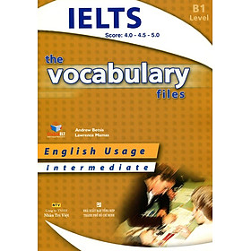 Nơi bán The Vocabulary Files B1 Intermediate (Không CD) - Giá Từ -1đ