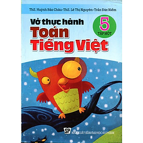 Download sách Vở Thực Hành Toán Tiếng Việt Lớp 5 (Tập 1)
