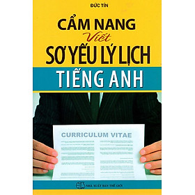 Nơi bán Cẩm Nang Viết Sơ Yếu Lý Lịch Tiếng Anh  - Giá Từ -1đ