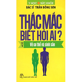 [Download Sách] Thắc Mắc Biết Hỏi Ai? (Tập 1) - Về Cơ Thể Và Sinh Sản