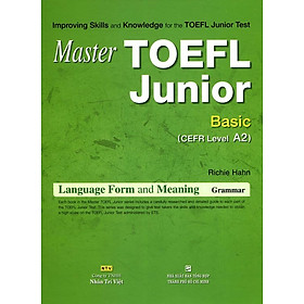 Nơi bán Master TOEFL Junior Cefr Intermedicate Level A2 (Không CD) - Giá Từ -1đ