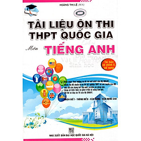 Nơi bán Tài Liệu Ôn Thi THPT Quốc Gia Môn Tiếng Anh - Giá Từ -1đ