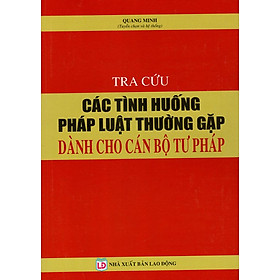 Nơi bán Tra Cứu Các Tình Huống Pháp Luật Thường Gặp Dành Cho Cán Bộ Tư Pháp - Giá Từ -1đ