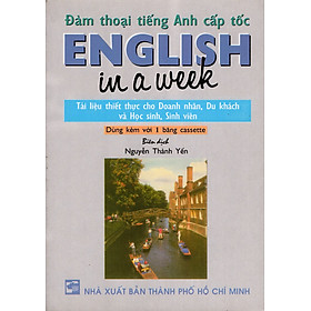 Đàm Thoại Tiếng Anh Cấp Tốc (English In A Week) - Không Kèm CD