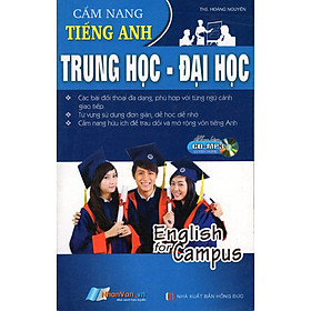 Cẩm Nang Tiếng Anh Trung Học - Đại Học (Sách Bỏ Túi) - Kèm CD