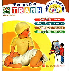 Từ Điển Tranh Dành Cho Thiếu Nhi - Gia Đình, Hoạt Động, Cảm Xúc - Màu Ngẫu Nhiên