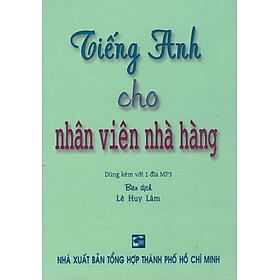 Hình ảnh Tiếng Anh Cho Nhân Viên Nhà Hàng (Kèm CD) - Sách Bỏ Túi