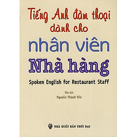 Hình ảnh Tiếng Anh Đàm Thoại Dành Cho Nhân Viên Nhà Hàng