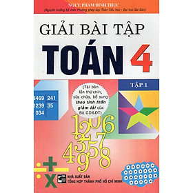 Download sách Giải Bài Tập Toán 4 - Tập 1 