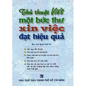 Sách Thủ Thuật Viết Một Bức Thư Xin Việc Đạt Hiệu Quả