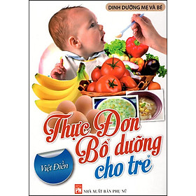 Ảnh bìa Thực Đơn Bổ Dưỡng Cho Trẻ