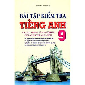 Download sách Bài Tập Kiểm Tra Tiếng Anh Lớp 9