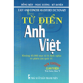 Hình ảnh Từ Điển Anh - Việt (Khoảng 45.000 Từ) - Sách Bỏ Túi