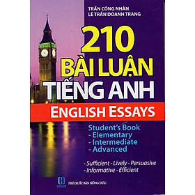 Nơi bán 210 Bài Luận Tiếng Anh - Giá Từ -1đ