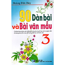 90 Dàn Bài Và Bài Văn Mẫu Lớp 3