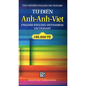 Từ Điển Anh - Anh - Việt (165.000 Từ) - Sách Bỏ Túi