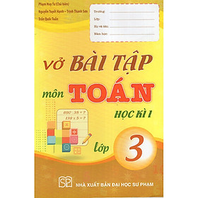 Nơi bán Vở Bài Tập Môn Toán Học Kì 1 (Lớp 3) - Giá Từ -1đ