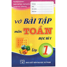 Nơi bán Vở Bài Tập Môn Toán Học Kì 1 (Lớp 1) - Giá Từ -1đ