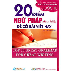 Download sách 20 Điểm Ngữ Pháp Tiêu Biểu Để Có Bài Viết Hay