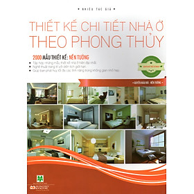 Hình ảnh Thiết Kế Chi Tiết Nhà Ở Theo Phong Thủy - Quyển Màu Đỏ - Nền Tường