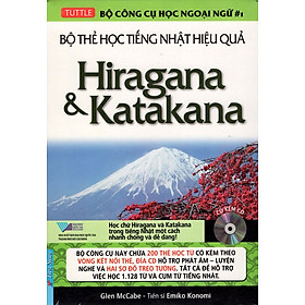 Nơi bán Bộ Thẻ Học Tiếng Nhật Hiệu Quả - Hiragana và Katakana (Kèm CD) - Giá Từ -1đ