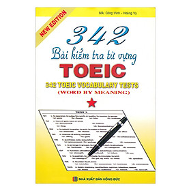 342 Bài Kiểm Tra Từ Vựng TOEIC
