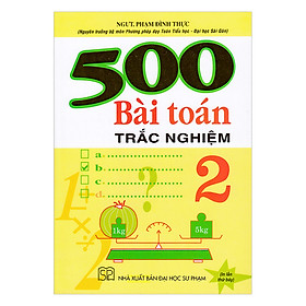500 Bài Toán Trắc Nghiệm Lớp 2