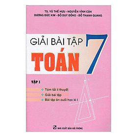 Giải Bài Tập Toán Lớp 7 (Tập 1)