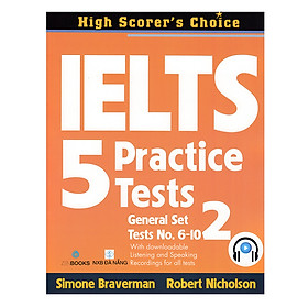 Nơi bán IELTS 5 Practice Tests, General Set 2 - Giá Từ -1đ