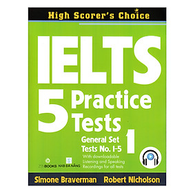 Nơi bán IELTS 5 Practice Tests, General Set 1 - Giá Từ -1đ