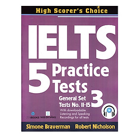 Nơi bán IELTS 5 Practice Tests, General Set 3 - Giá Từ -1đ