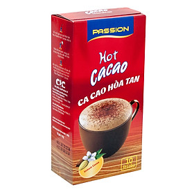 Bột Cacao Hòa Tan Passion Hot Cacao Cocoa Indochine 10 Sticks